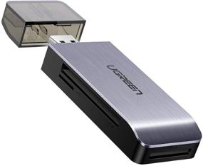 img 4 attached to UGREEN SD Card Reader USB 3.0: Адаптер для быстрой карты памяти CF UHS-I SDXC SDHC Micro SD, одновременное чтение 4 карт, совместим с Windows Mac OS Linux