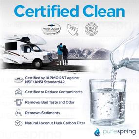 img 2 attached to 💧 Optimized PureSpring RV/Camper Water Filter: Chlorine & Odor Reduction, Enhances Drinking Water Taste