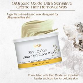 img 3 attached to 🧖 Gentle Hair Removal Wax for Ultra Sensitive Skin - GiGi Zinc Oxide Formula, 13 oz., 1 Piece