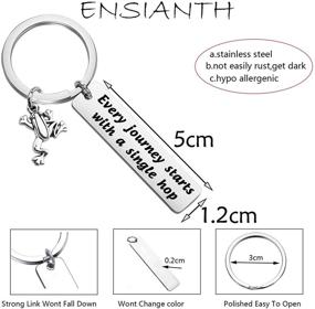 img 3 attached to ENSIANTH Journey Keychain Motivational Graduation