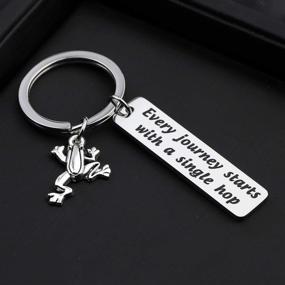 img 1 attached to ENSIANTH Journey Keychain Motivational Graduation