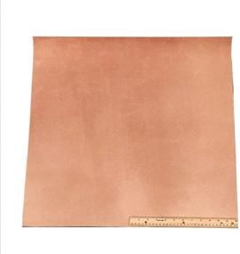 img 3 attached to 🔖 Premium Leather Side Piece: Medium Weight Veg Tan Split - 24 x 24 Inches (4 Sq. Feet)