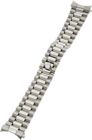 img 3 attached to Hadley Roma Stainless Steel Watch Strap Men's Watches and Watch Bands