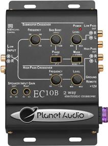 img 4 attached to Enhance Your Audio System with Planet Audio EC10B 2-Way Electronic Crossover and Subwoofer Control