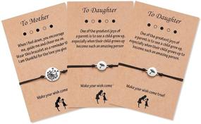 img 4 attached to 👧 KINGSIN Daughter Bracelets: The Perfect Matching Bracelets for Girls' Jewelry