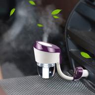 🚗 vyaime car diffuser humidifier, essential oil aromatherapy diffuser, ultrasonic cool mist humidifier for vehicle automobile in purple logo