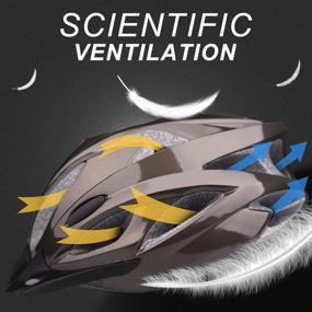 img 1 attached to 🚲 Shinmax BC-12 Bike Helmet: Detachable Sun Visor, Quick Release Strap, Adjustable Size for Men and Women - Ultimate Safety Protection for Mountain and Road Cycling