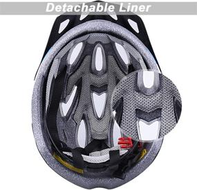img 2 attached to 🚲 Shinmax BC-12 Bike Helmet: Detachable Sun Visor, Quick Release Strap, Adjustable Size for Men and Women - Ultimate Safety Protection for Mountain and Road Cycling