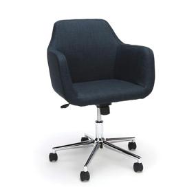 img 4 attached to 🪑 Blue Upholstered Home Office Desk Chair from OFM - ESS Collection