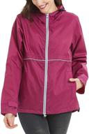 π§οΈ sunday rose women's lightweight waterproof rain jacket: stylish raincoat with hood for protection from wind and rain logo