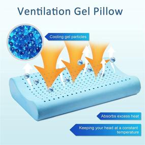 img 1 attached to Ventilated Ergonomic Contoured Orthopedic Pillowcase