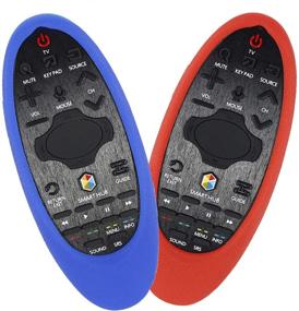 img 2 attached to Protective Blue Remote Case for Samsung BN59-01185F/ BN59-01181A/ BN59-01185A/ BN59-01181B/ BN59-01182F LED HDTV Remote Control - Shock Proof, Washable Cover