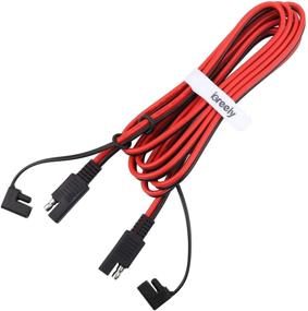 img 3 attached to iGreely SAE Extension Cable 14AWG - Reliable Quick Disconnect Wire Harness for Solar Panel, Battery, Motorcycle, Cars, Tractor - 14 Gauge 4M/13FT