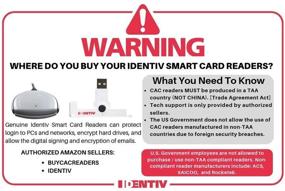 img 1 attached to 🔍 Improved SEO: Identiv uTrust 3700 F Smart Card Reader (Part Number 905502-1)