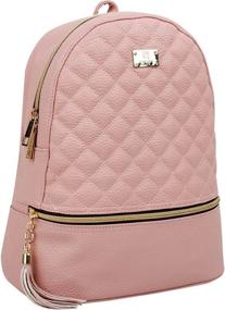 img 4 attached to 🎒 Copi Quilted Women's Fashion Backpacks for Casual Daypacks