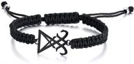 xuanpai lucifer satanic adjustable bracelet logo