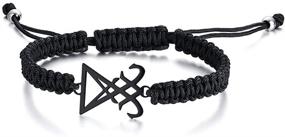 img 4 attached to XUANPAI Lucifer Satanic Adjustable Bracelet