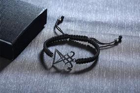 img 1 attached to XUANPAI Lucifer Satanic Adjustable Bracelet