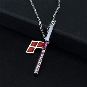 img 1 attached to 🃏 Harley Quinn Suicide Squad Necklace Pendant - Joker Jewelry Charms Gift for Women, Teen Girls, Boys, & Kids