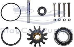 img 1 attached to 🔧 Enhanced Rebuild Kit for Volvo Penta Gas Sterndrive Raw Water Crankshaft Mounted Pump (2005 & Newer)