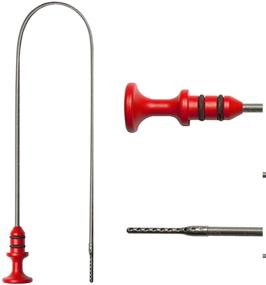 img 1 attached to Flexible EURO TECH Billet Handle Engine Oil Dipstick for 02-08 Cooper Convertible, including Hard Top