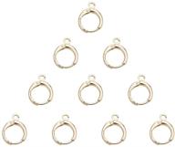 👂 airssory 5 pairs brass hoop leverback earrings | real gold plated | long-lasting lever back ear wire jewelry accessories - 14.7x11.7mm logo