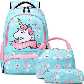 img 4 attached to Рюкзак Unicorn Elementary Bookbags Resistant