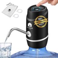 🚰 portable 5 gallon water dispenser pump by sogood - camping carry bag - 2 hoses - bpa free - automatic usb charging - ideal for outdoor or kitchen use logo