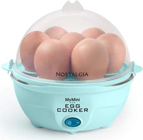 img 4 attached to Nostalgia Retro Premium Electric Egg Cooker - Boiled, Poached, Scrambled, Omelets, Whites, Sandwiches - Ideal for Keto & Low-Carb Diets - Large Capacity - Aqua