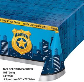 img 1 attached to Vibrant Blue All Over Print Plastic Tablecover by Creative Converting: Stunning Décor for Your Event