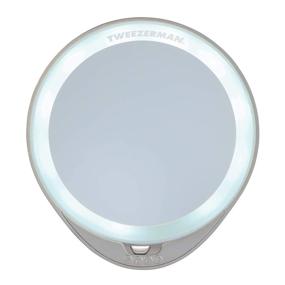 img 3 attached to Enhanced Precision: Tweezerman Adjustable Lighted Mirror for Perfect Grooming and Makeup Application