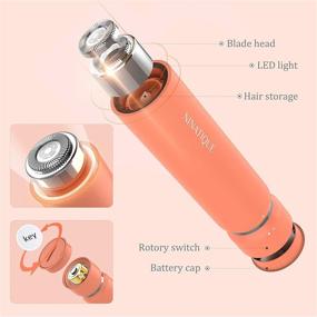 img 2 attached to Электрический фрезер для удаления лица "Ninatique Electric Facial Remover Lipstick