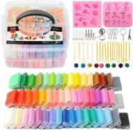 chrider 50 colors polymer clay starter kit, oven bake clay, 19 sculpting tools and supplies, 20 shapes of silicone mold, accessories and storage box. non-stick, ideal diy gift for kids (1 oz/piece) - ultimate polymer clay kit for creative diy projects logo