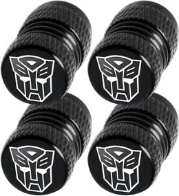 img 4 attached to 🚗 Transform Your Ride with Pilot TRF-0101E Autobots Valve Caps - Set of 4