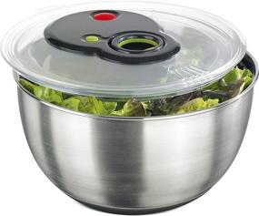 img 4 attached to 🥗 Emsa Turboline Salad Spinner: Fast and Efficient Medium Silver Spinner for Fresh and Crispy Salads