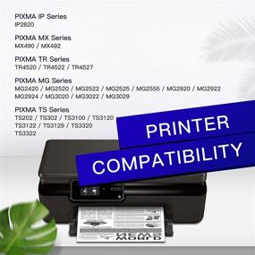 img 3 attached to 🖨️ Ink Cartridge Replacement for Canon PG-245XL CL-246XL: GPC Image Compatible with Pixma Printers - 1 Black, 1 Tri-Color