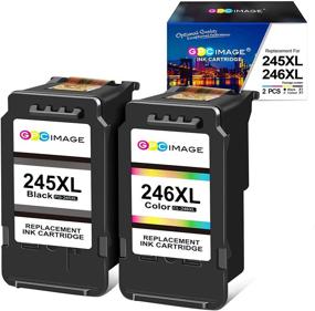 img 4 attached to 🖨️ Ink Cartridge Replacement for Canon PG-245XL CL-246XL: GPC Image Compatible with Pixma Printers - 1 Black, 1 Tri-Color