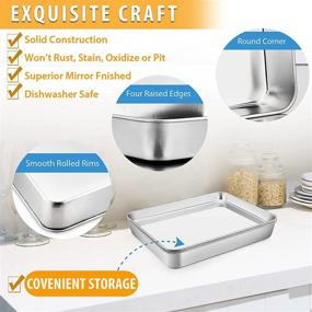 img 2 attached to Far Stainless Rectangle Non Toxic Dishwasher Kitchen & Dining