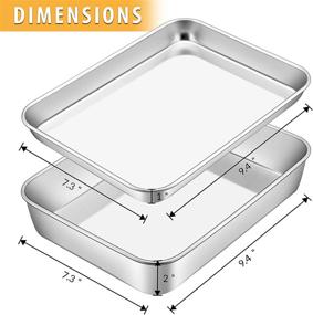 img 3 attached to Far Stainless Rectangle Non Toxic Dishwasher Kitchen & Dining