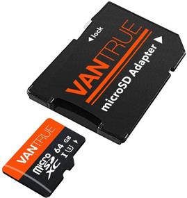 img 2 attached to 💾 Vantrue 64ГБ microSD карта с адаптером: высокоскоростная U3 UHS-I SD карта для видеорегистраторов и систем домашней безопасности.