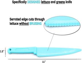 img 3 attached to 🥬 Enhanced Lettuce Crisper Salad Keeper Container: Preserve Freshness with Tighter Lid & Bonus Lettuce Knife