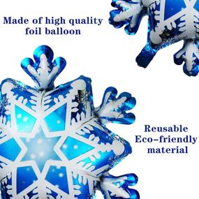img 1 attached to Snowflake Balloons Birthday Aluminum Decoration