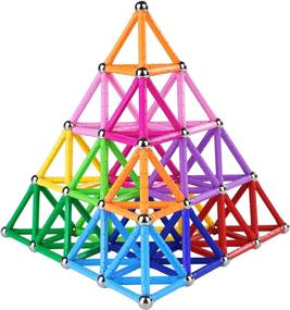 img 4 attached to Magnetic Construction Educational Set by Veatree - Lengthen Your Child's Learning Experience