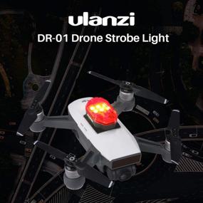 img 3 attached to 🚁 ULANZI DR-01 Strobe Drone Light: Anti-Collision Lighting for Night Flights - 3 Colors, 9 Modes - Compatible with DJI Mavic 2 Pro, DJI Mini, Phantom, Inspire, Matrice - 250mAh Rechargeable