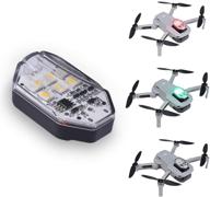 🚁 ulanzi dr-01 strobe drone light: anti-collision lighting for night flights - 3 colors, 9 modes - compatible with dji mavic 2 pro, dji mini, phantom, inspire, matrice - 250mah rechargeable logo