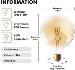 img 3 attached to 🏮Украсьте свое пространство с помощью светильников LUTEC Edison Light винтажного дизайна