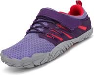 👣 stay sure-footed with saguaro athletic barefoot sneakers: girls' anti slip shoes logo