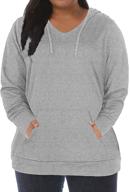 👕 stylish and comfortable vislily plus-size hoodies with v neck and pocket logo