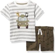 👕 boys' clothing: kids headquarters heather shorts - top pieces for style logo
