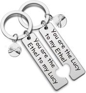 👭 lucy and ethel keychain: the perfect 'i love lucy' inspired gift for your bff (ethel lucy kr) logo